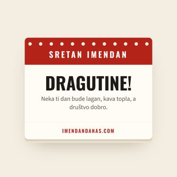 Sretan imendan, Dragutin