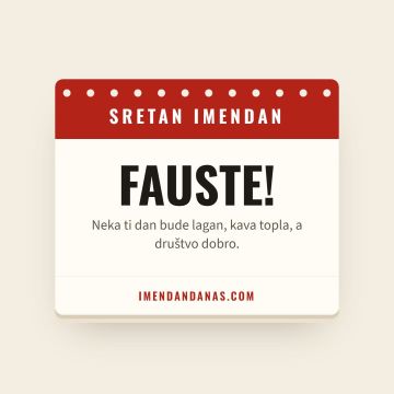 Sretan imendan, Faust