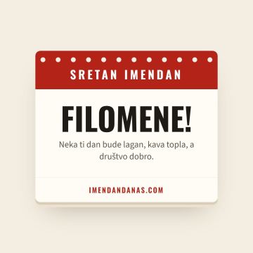 Sretan imendan, Filomen