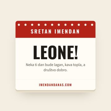 Sretan imendan, Leon
