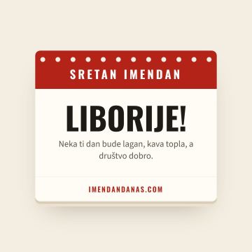 Sretan imendan, Liborije