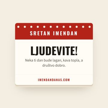 Sretan imendan, Ljudevit