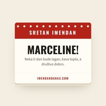Sretan imendan, Marcelin
