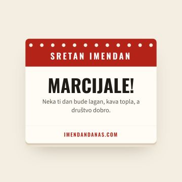 Sretan imendan, Marcijal