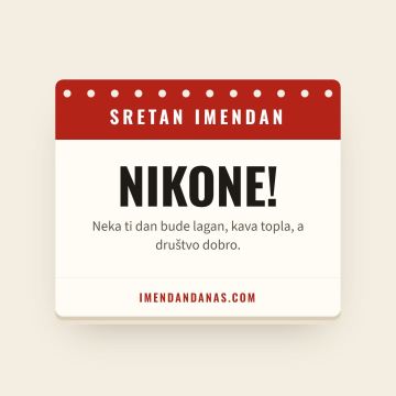 Sretan imendan, Nikon