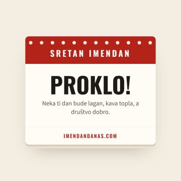 Sretan imendan, Proklo