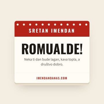 Sretan imendan, Romuald
