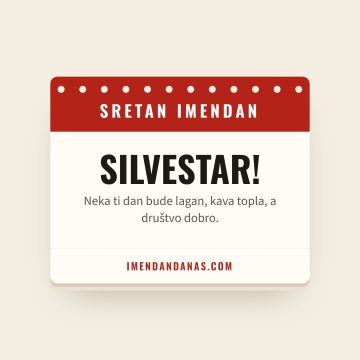 Sretan imendan, Silvestar