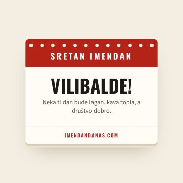 Sretan imendan, Vilibald